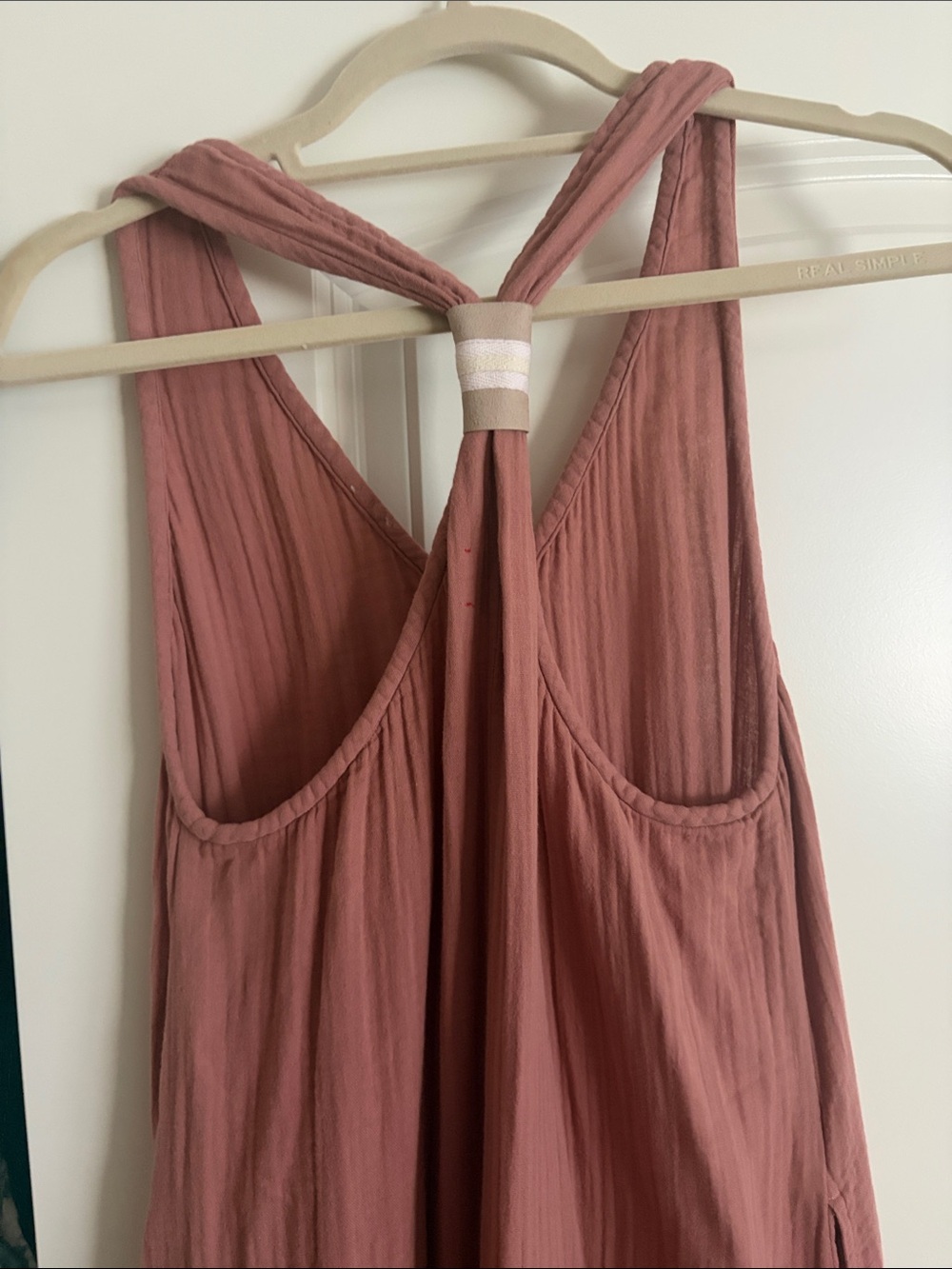 Xirena Sleeveless V-Neck Maxi Dress in Gauze Dusty Rose - Picture 4 of 6